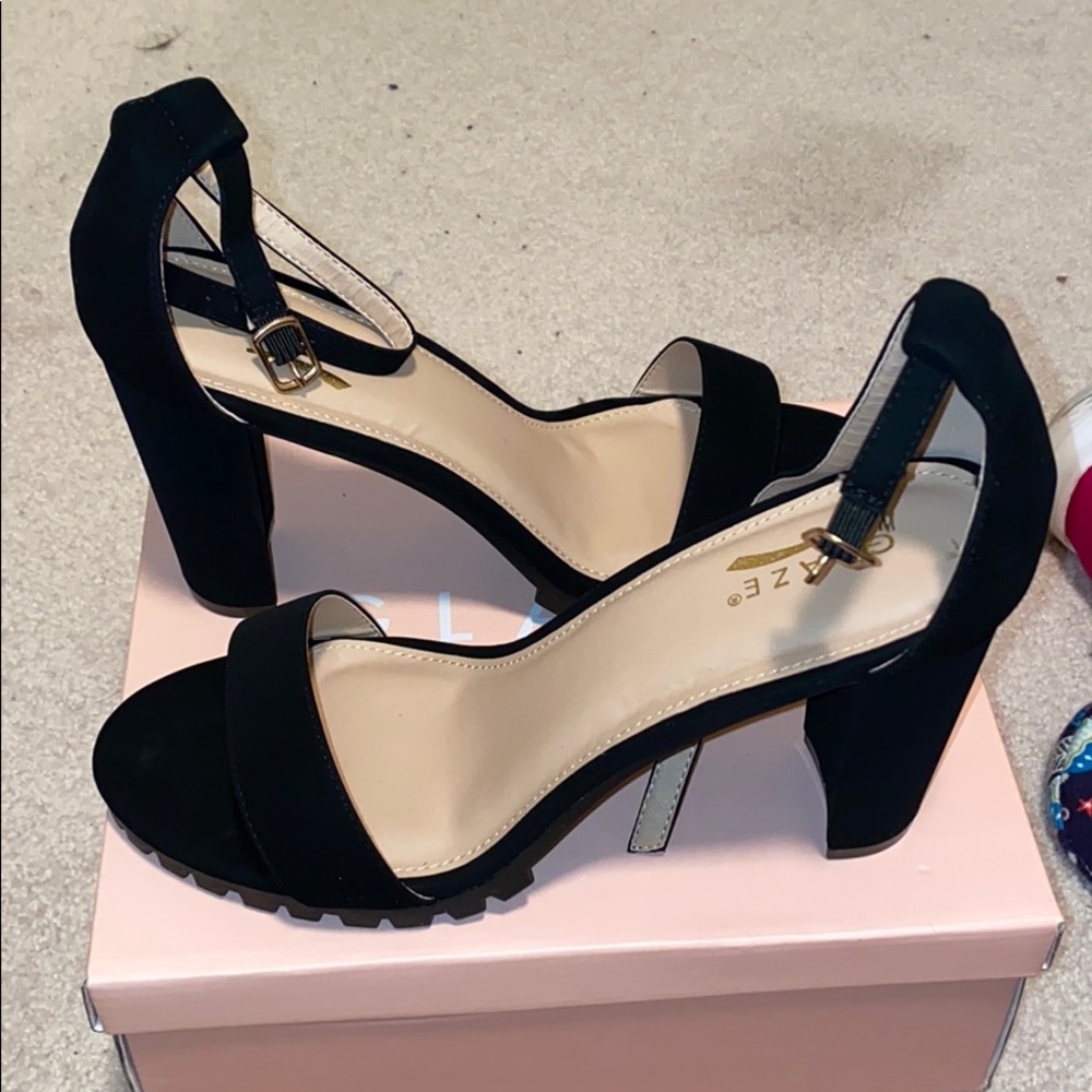 Black heels